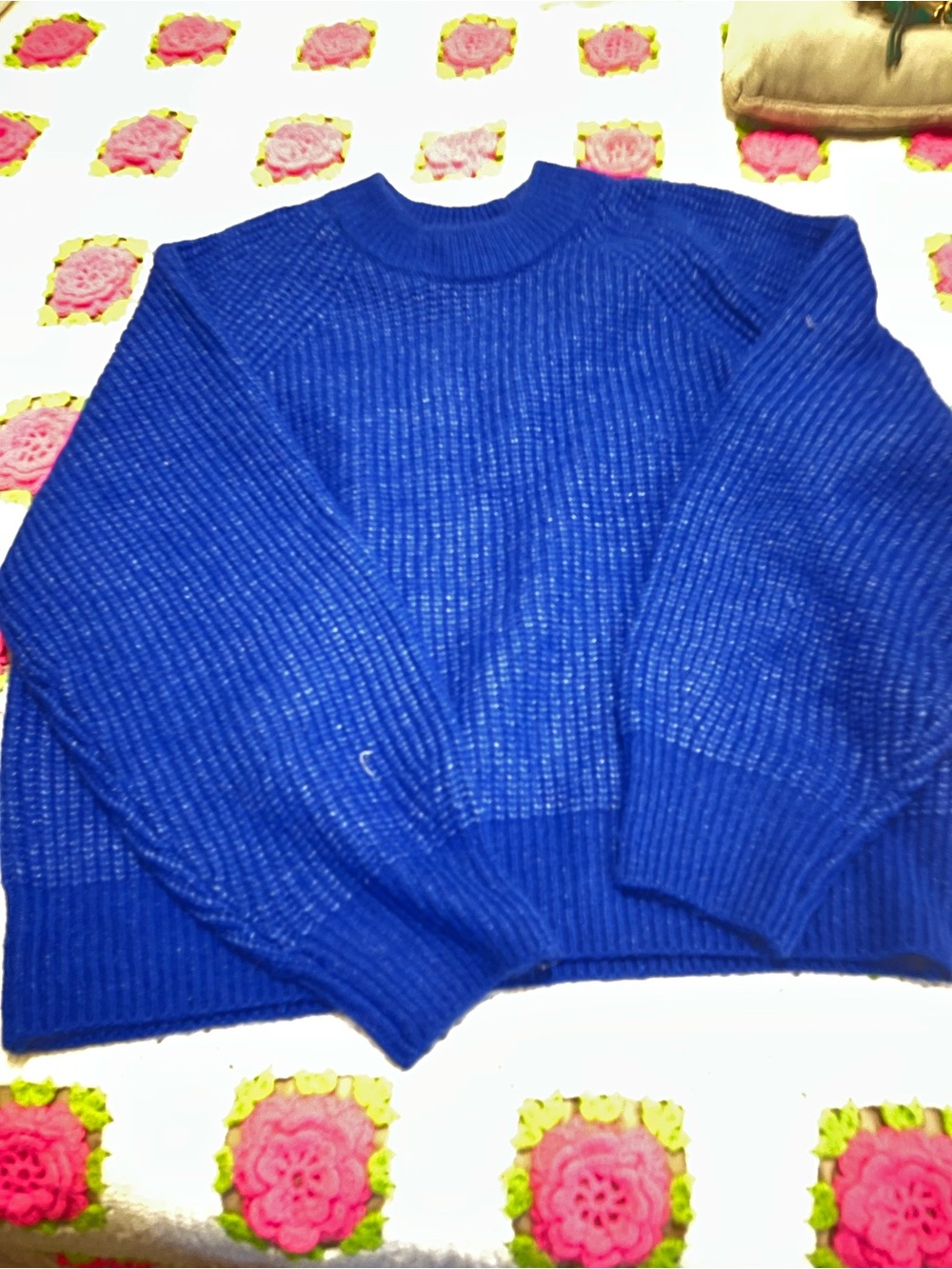 Women’s Royal Blue Crewneck Sweater